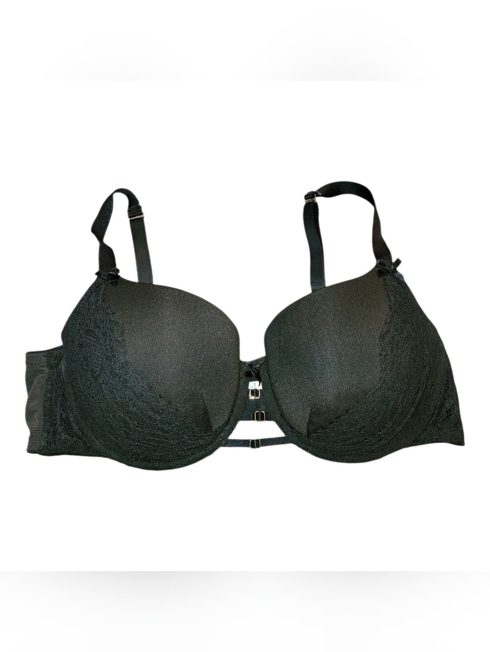 Sexy Cacique Black Underwire & Padded Push Up Bra 42D